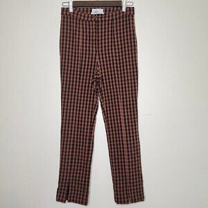 Urban Outfitters Gingham Split Hem High Rise Stretchy 90s Y2K Style Pants